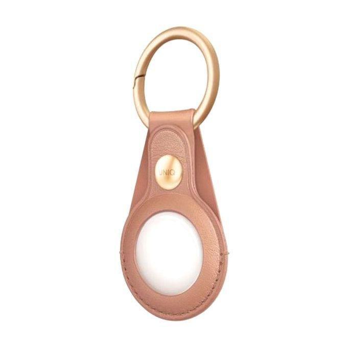 UNIQ Domus Leatherette Apple AirTag Case Dusty Pink, , large image number 1