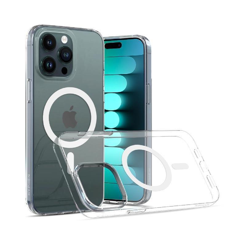 HYPHEN Lucd Crystal Hard Case MagSafe for iPhone 15 Pro Max - 6.7-Inch Anti-Yellowing Technology, , large image number 6