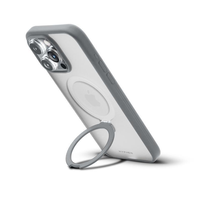 HYPHEN MagSafe Stand Case for iPhone 15 Pro Max - 6.7-Inch - Gray, , medium