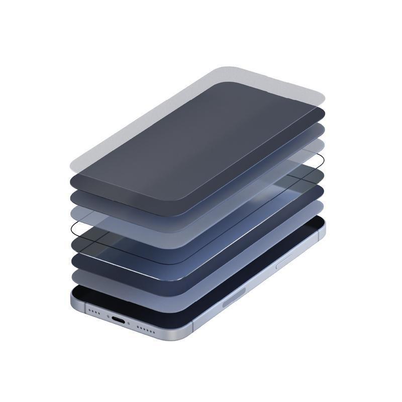 HYPHEN Defendr Full Coverage Tempered Glass with Applicator for iPhone 15 - 6.1-Inch, , large image number 2