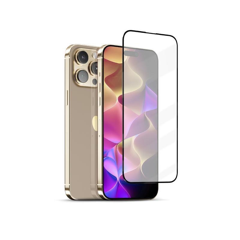 HYPHEN Defendr Full Coverage Tempered Glass with Applicator for iPhone 15 Pro - 6.1-Inch, , large image number 3