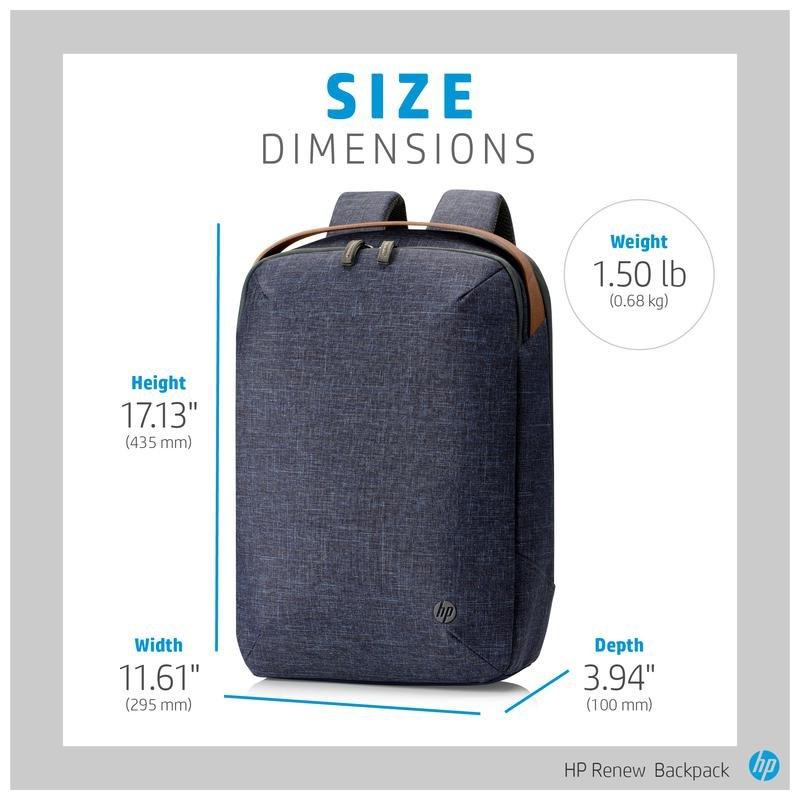 HP Renew 15 Navy Backpack, , large image number 6
