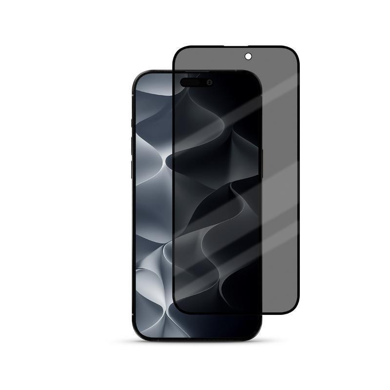 HYPHEN Defendr Privacy Tempered Glass with Applicator for iPhone 15 Pro - 6.1-Inch, , large image number 1