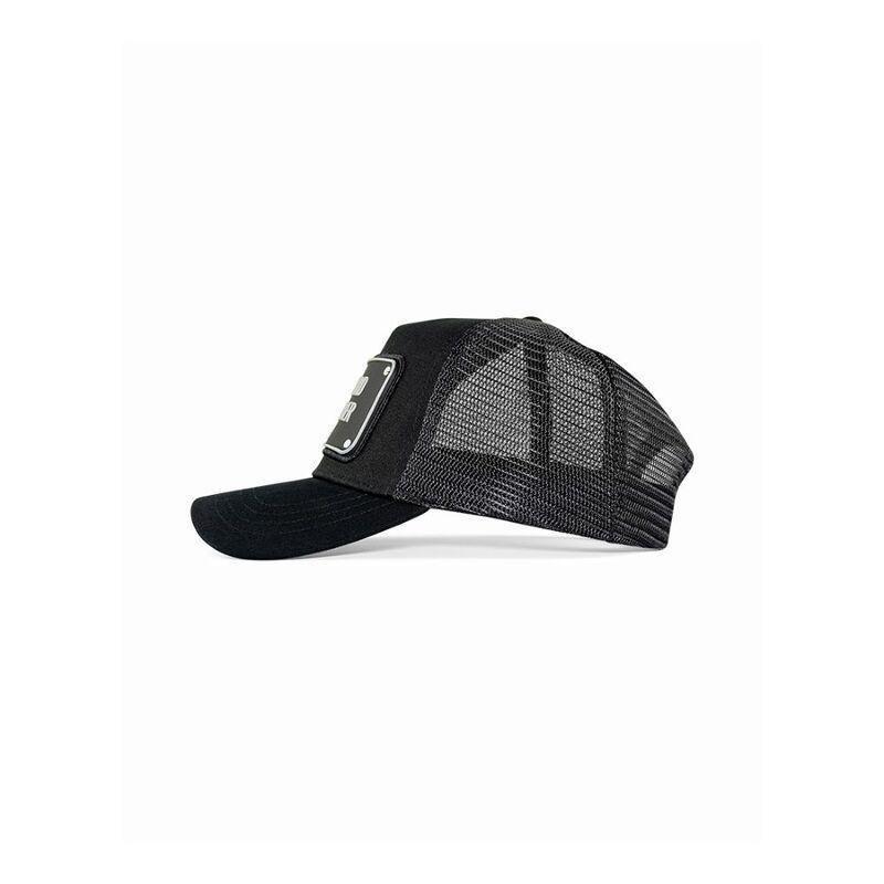 John Hatter & Co Work Hard Trucker Unisex Cap Black One Size, , large image number 2