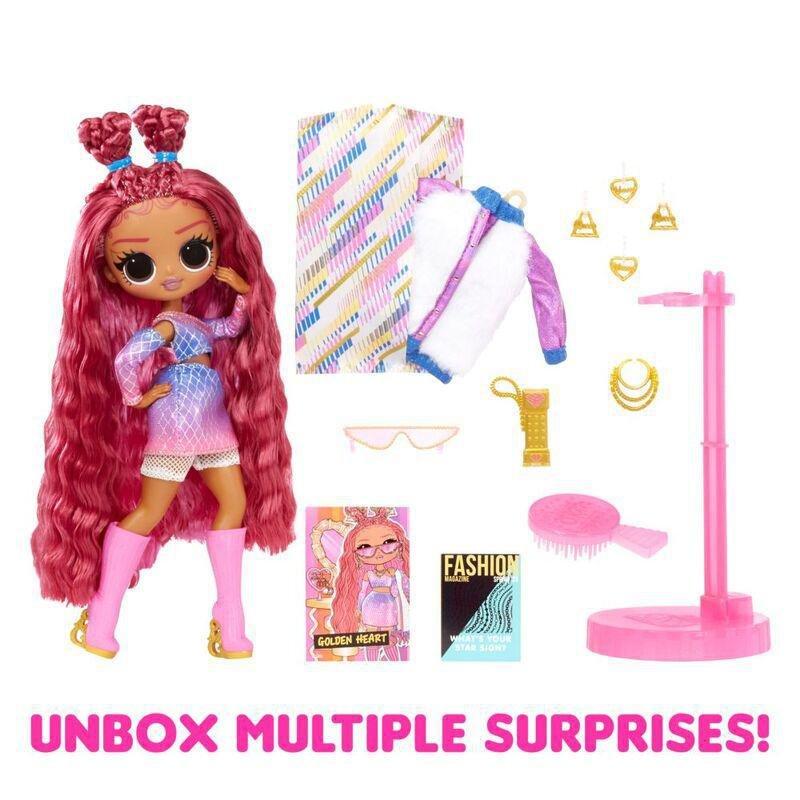 L.O.L. Surprise Outrageous Millenial Girls Golden Heart Fashion Doll, , large image number 2