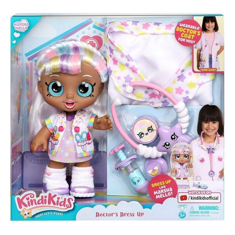 Kindi Kids S3 Marsha Mello Doll Doctor's Dress Up Set, , large image number 0