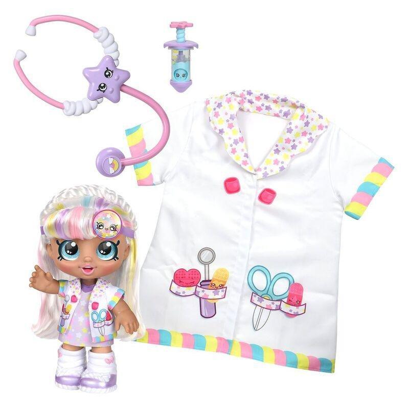 Kindi Kids S3 Marsha Mello Doll Doctor's Dress Up Set, , large image number 1
