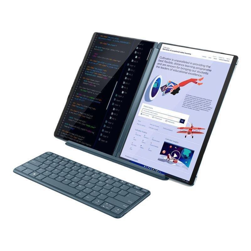 Lenovo Yoga Book 9 13IRU8 Laptop i7-1355U/16GB/1TB SSD/Intel Iris Xe Graphics/2x 13.3 2.8K OLED (2880x1800)/Windows 11 Home - Tidal Teal (Arabic/En..., , large image number 2
