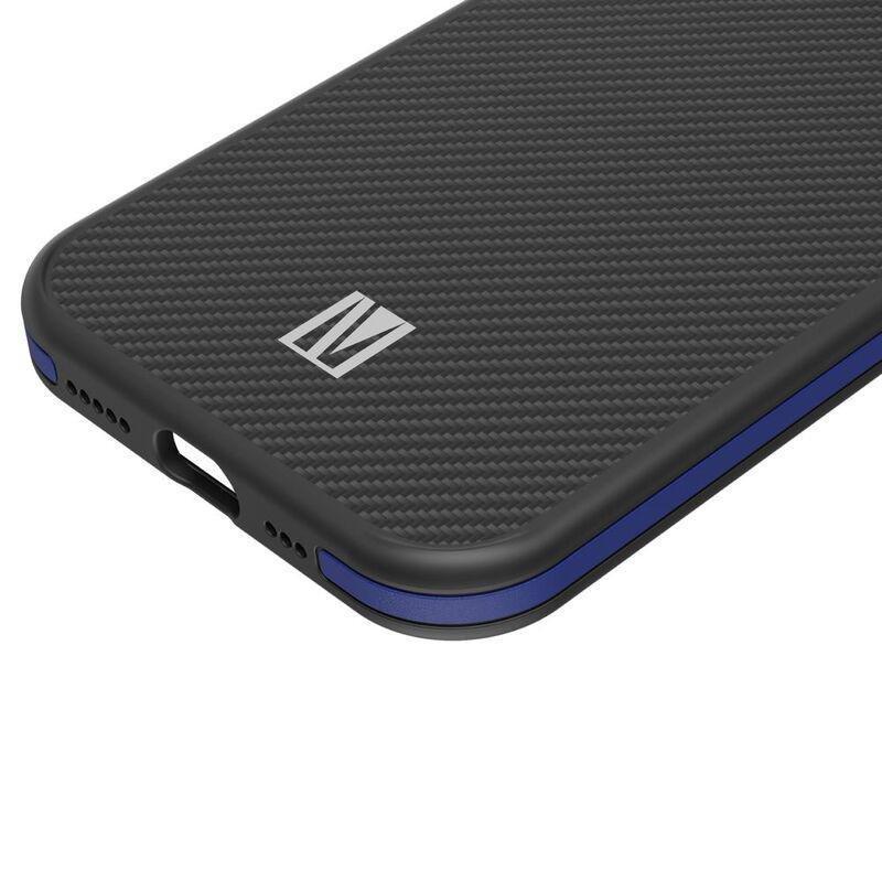 Levelo Ox Carbon Case For iPhone 15 Pro - Blue, , large image number 2