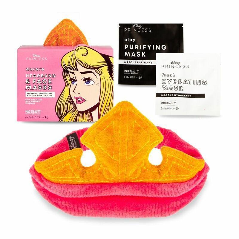 Mad Beauty Disney Pop Princess Face Mask & Headband Set Aurora, , large image number 0