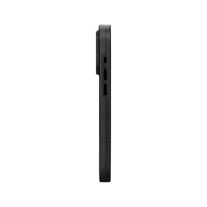 Pitaka 600D Aramid Carbon Fiber Magez Case 4 For iPhone 15 Pro Max - Black/Grey Twill, , large image number 1