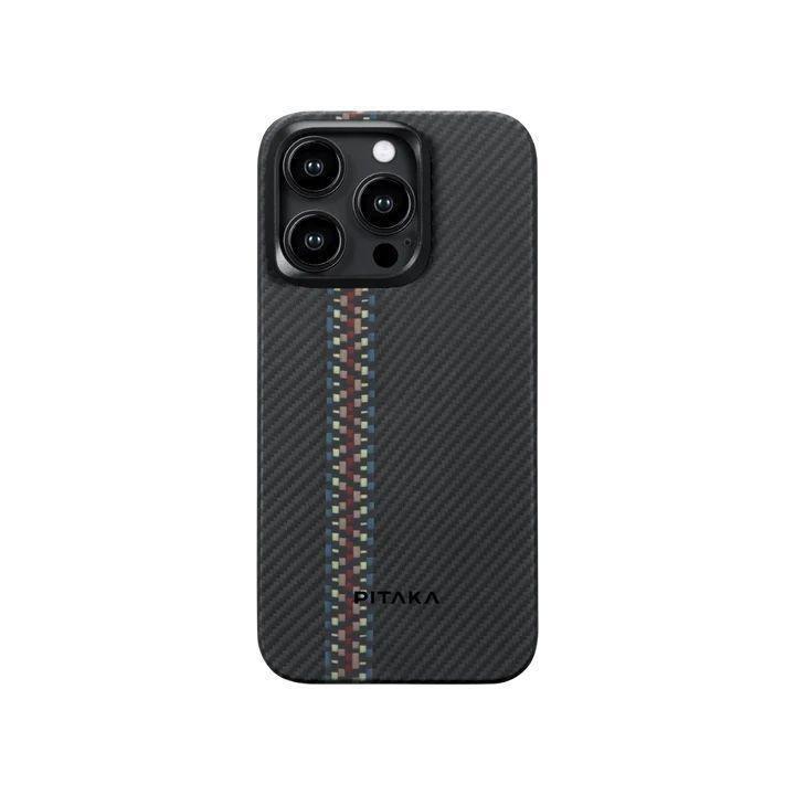 Pitaka Fusion Carbon Fiber Weaving Magez Case 4 For iPhone 15 Pro Max - Rhapsody, , large image number 1