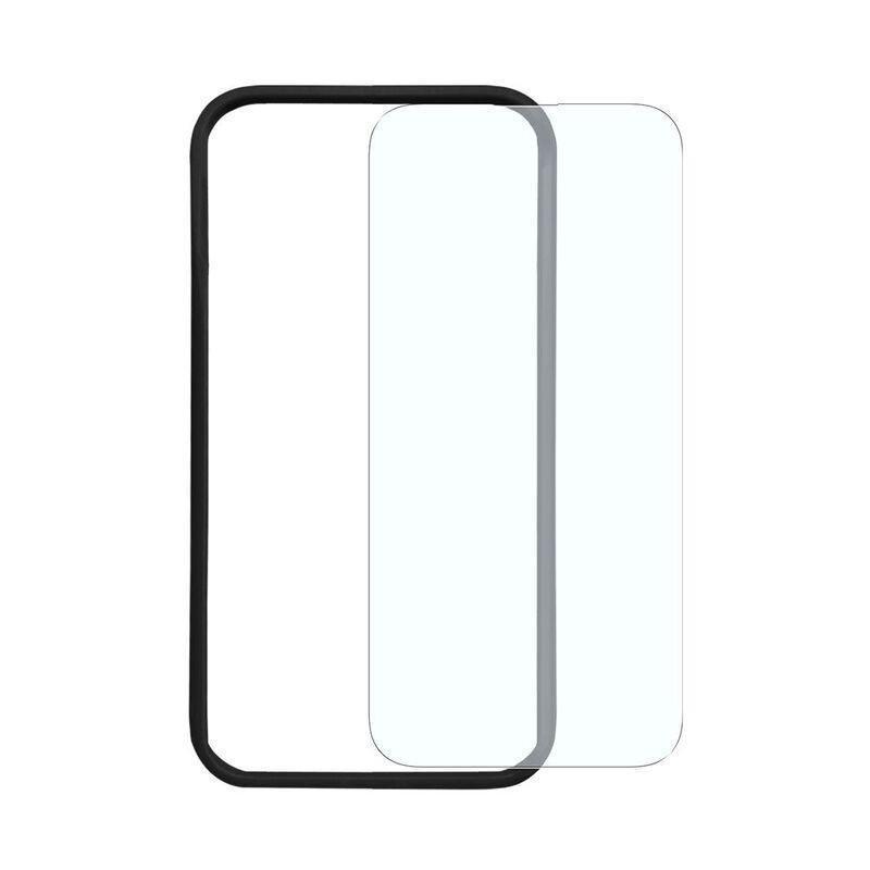 Baykron Screen Protector High Aluminium Tempered Glass 2.5D HD Clear with Applicator For iPhone 15 Pro Max, , large image number 1