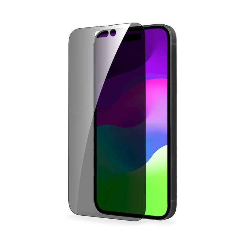 Baykron Screen Protector High Aluminium Tempered Glass 2.5D HD Privacy with Applicator For iPhone 15, , large image number 0