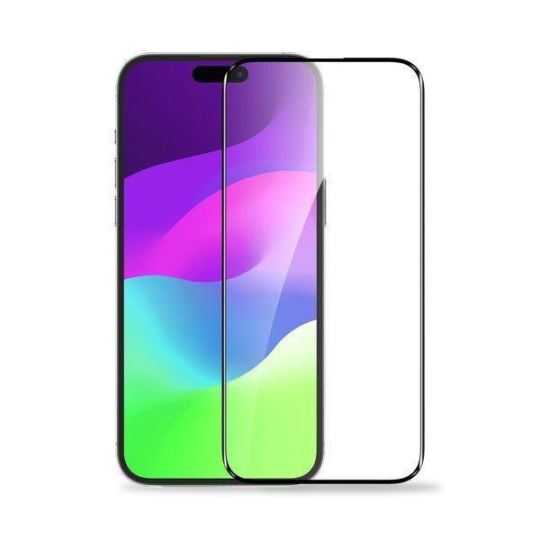 Baykron Screen Protector Double High Aluminium Tempered Glass 3D HD Edge To Edge Clear with Applicator For iPhone 15 Plus, , large image number 1