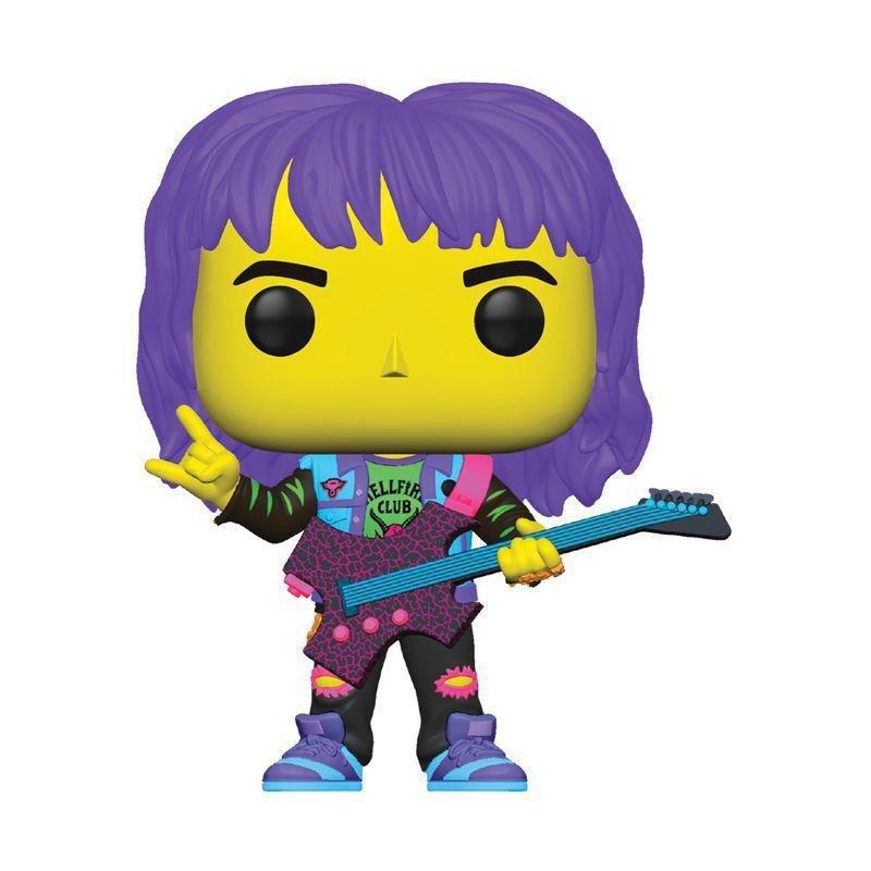 Funko Pop! Tv Stranger Things S4 Eddie with Guitar (Black Light) 3.75-Inch Vinyl Figure, , large image number 0