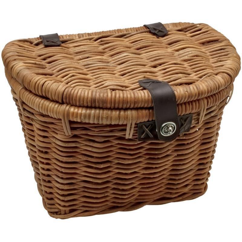 Electra Rattan Basket With Lid Natural, , medium