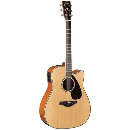YAMAHA - Yamaha FGX820C Electric Acoustic Folk Guitar Natural