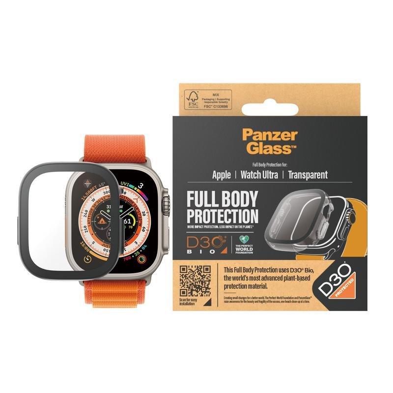 PanzerGlass Watch Full Body Screen Protector for Apple Watch Ultra 49mm - Transparent with D3O, , large image number 1