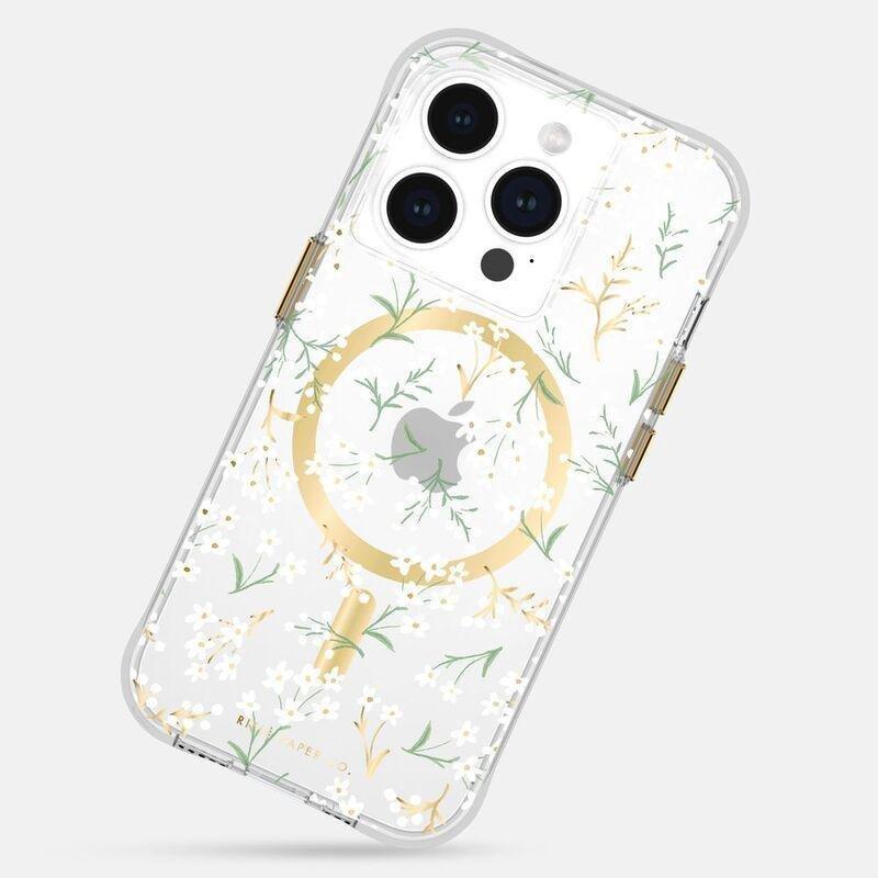 Rifle Paper iPhone 15 Pro Petite Fleurs with MagSafe Case, , large image number 4