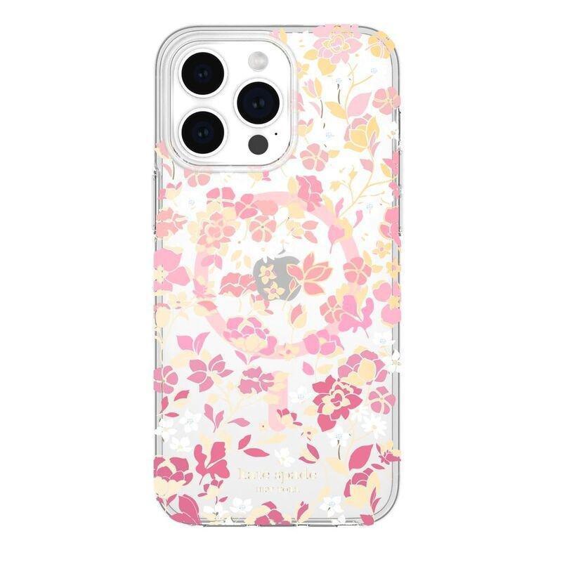 Kate Spade iPhone 15 Pro Max Flowerbed Pink Ombre with MagSafe Case, , large image number 0