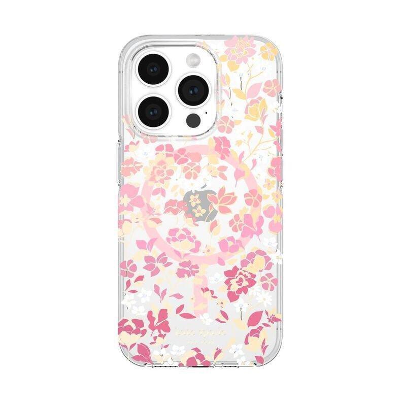 Kate Spade iPhone 15 Pro Flowerbed Pink Ombre with MagSafe Case, , large image number 0