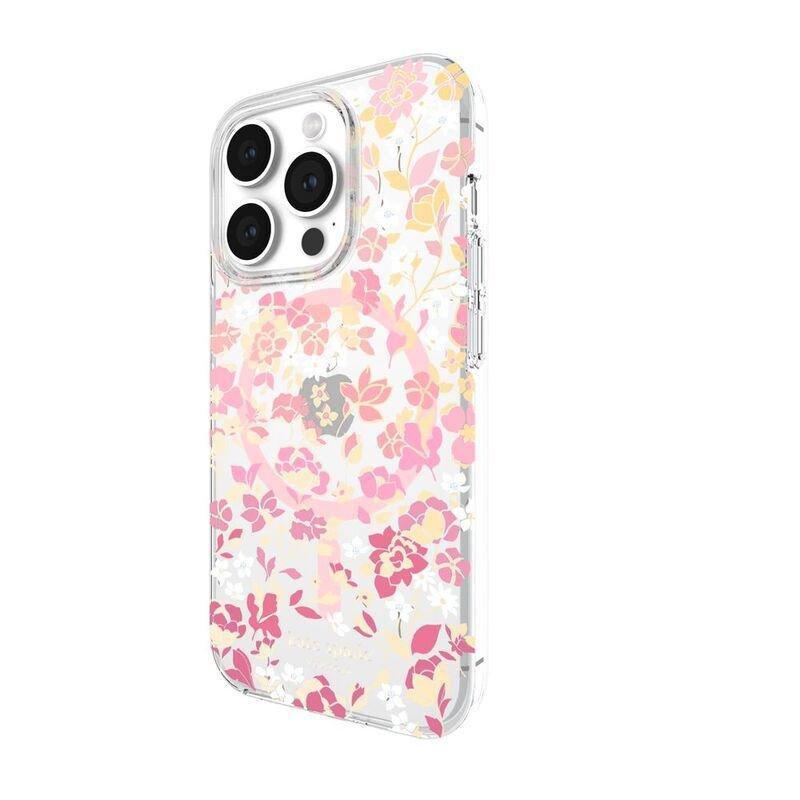 Kate Spade iPhone 15 Pro Flowerbed Pink Ombre with MagSafe Case, , large image number 2