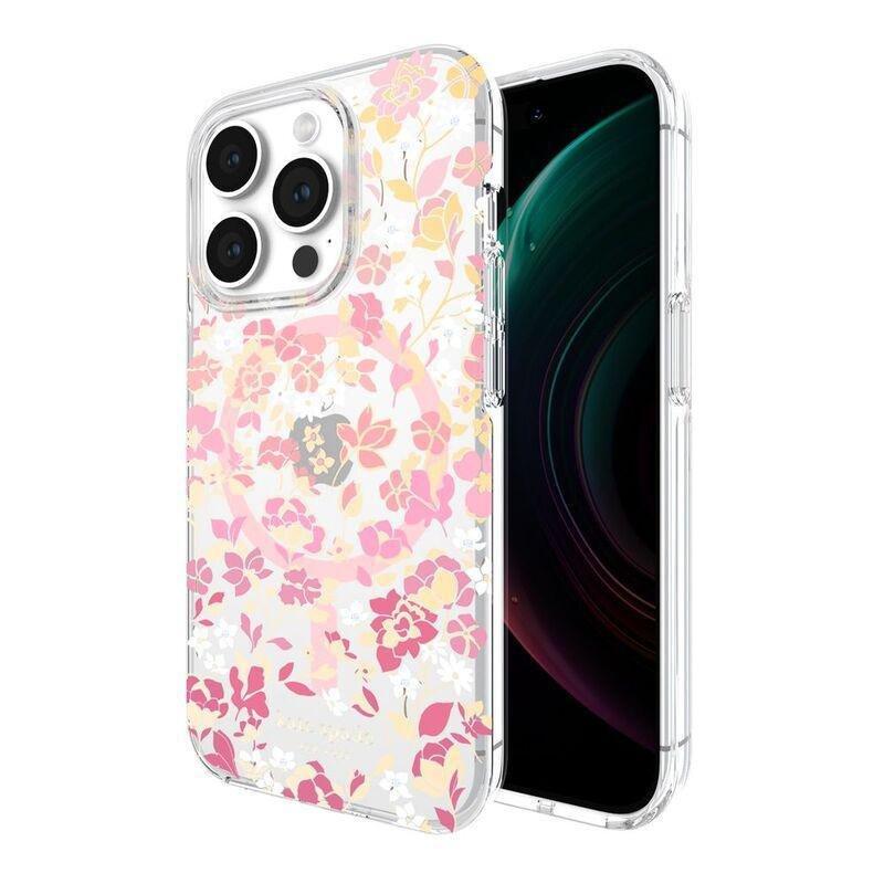 Kate Spade iPhone 15 Pro Flowerbed Pink Ombre with MagSafe Case, , large image number 4