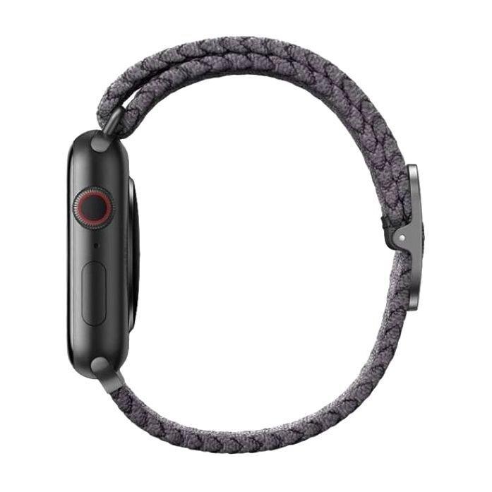 UNIQ Aspen Adjustable Braided Apple Watch Strap 42mm/44mm Grey, , large image number 2