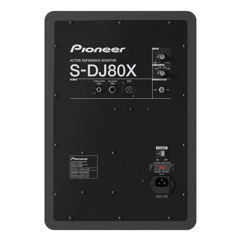 Pioneer DJ S-DJ80X-W Active Monitor Speaker (Single) - Black, , large image number 1