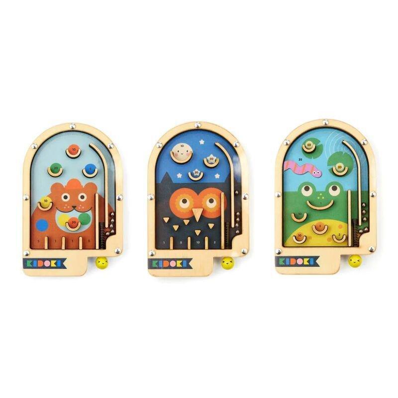 Kikkerland Wooden Pinball (Assortment - Includes 1), , large image number 0