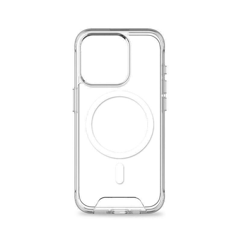 Baykron Slim Bumper Protection & Finger Print Resistant Clear MagSafe Case For iPhone 15 Pro Max, , large image number 1