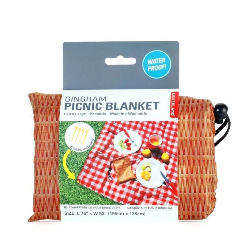Kikkerland Folding Picnic Blanket, , large image number 0
