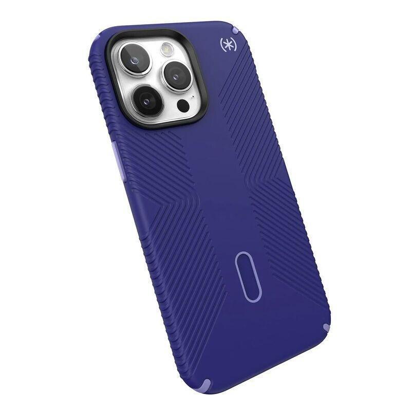 Speck Presidio2 Grip Magsafe with Clicklock iPhone 15 Pro Max Case - Future Blue/Purple Ink, , large image number 1