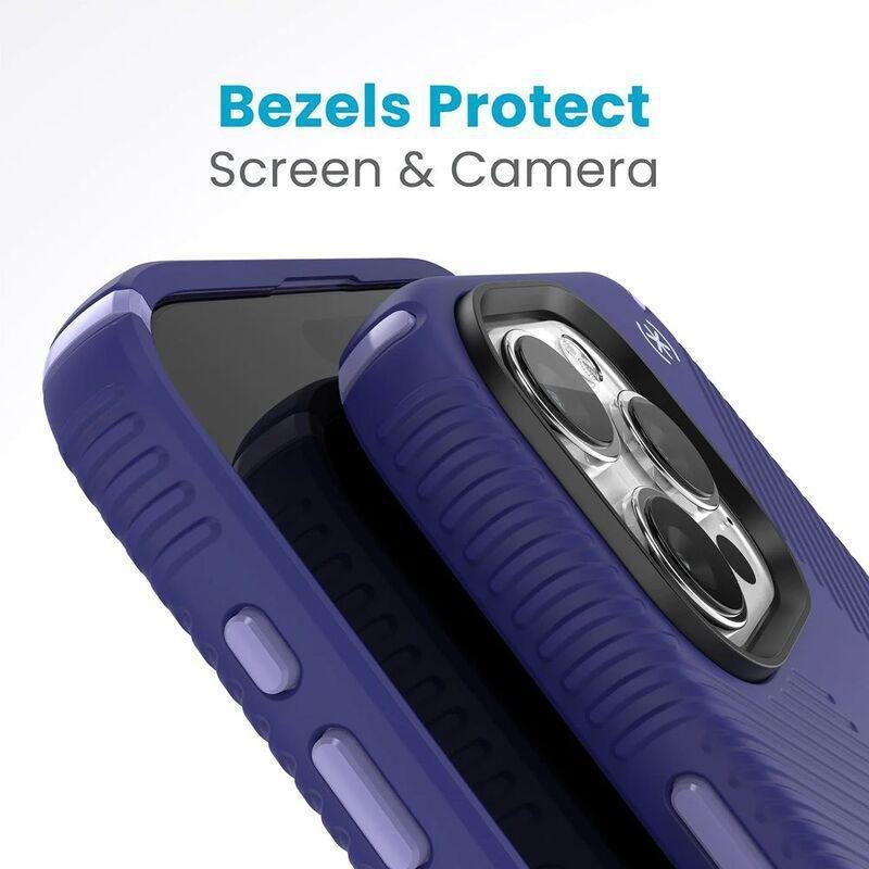 Speck Presidio2 Grip Magsafe with Clicklock iPhone 15 Pro Max Case - Future Blue/Purple Ink, , large image number 9