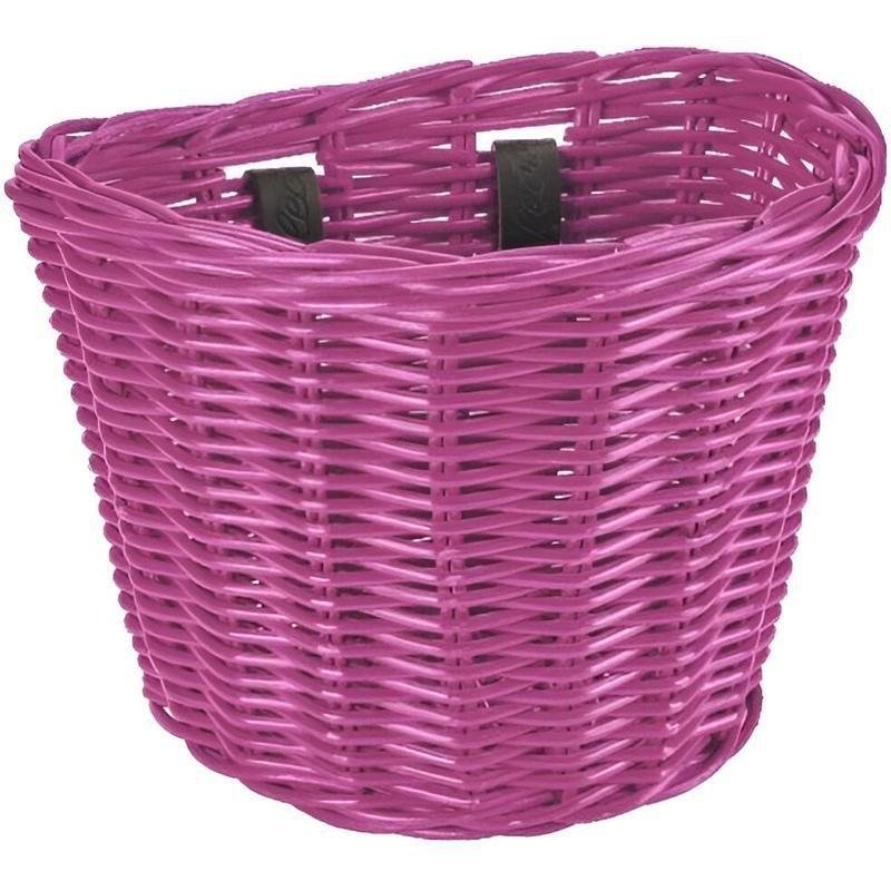 Electra Small Rattan Basket Hotpink, , large image number 0