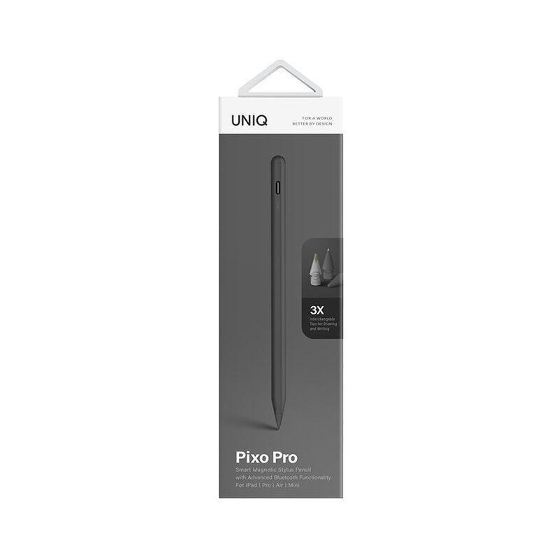 UNIQ Pixo Pro Magnetic Stylus with Wireless Charging for iPad - Charcoal, , large image number 1