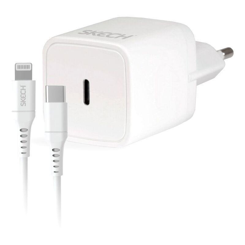 Skech Power Delivery 20W Travel Charger with Lightning Cable (UK), , large image number 0