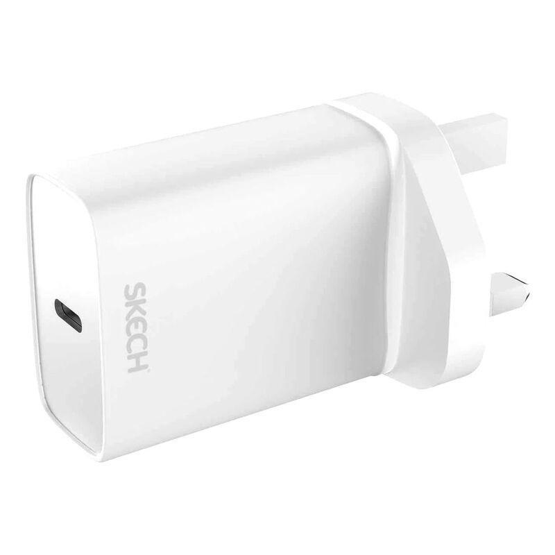 Skech Power Delivery 20W Travel Charger with Lightning Cable (UK), , large image number 1