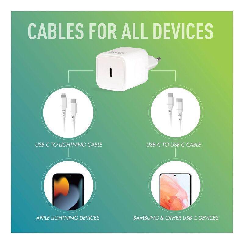 Skech Power Delivery 20W Travel Charger with Lightning Cable (UK), , large image number 3