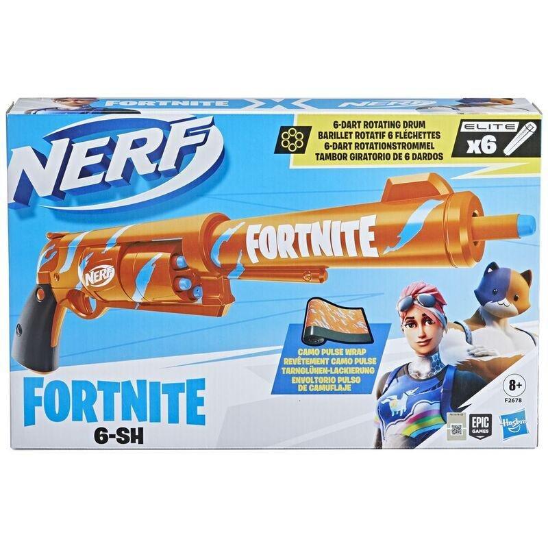 Nerf Fortnite Six Shooter Blaster, , large image number 0