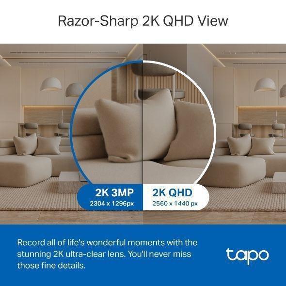 TP-Link Tapo C220 Pan/Tilt Ai Home Security Wi-Fi Camera, , large image number 2