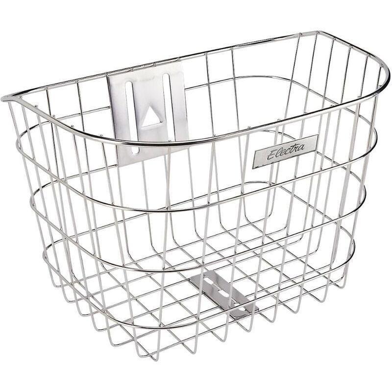 Electra Stainless Wire Headset Mount Front Basket Silver, , large image number 0