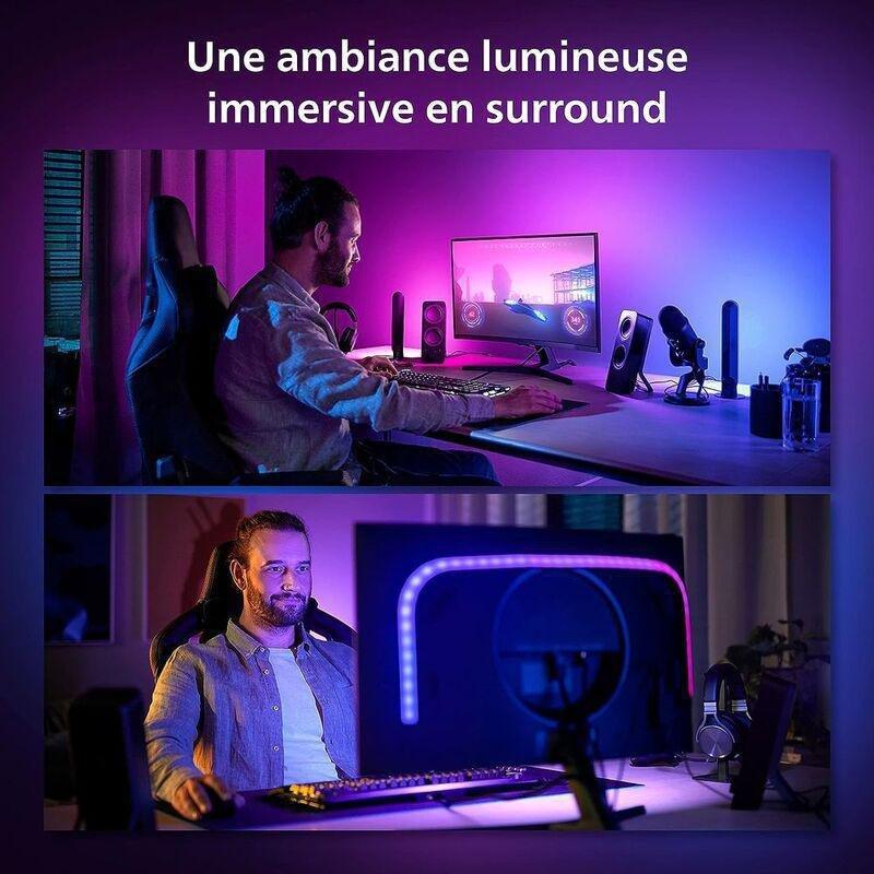 PHILIPS HUE - Philips Hue Play Gradient 24-27-Inch PC Strip