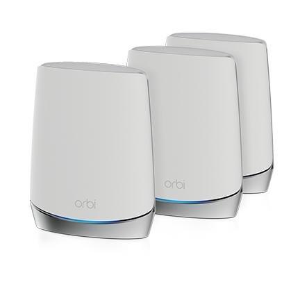 Netgear Orbi Tri-Band Wifi 6 Mesh System 4.2GBps Router + 2 Satellites, , large image number 1