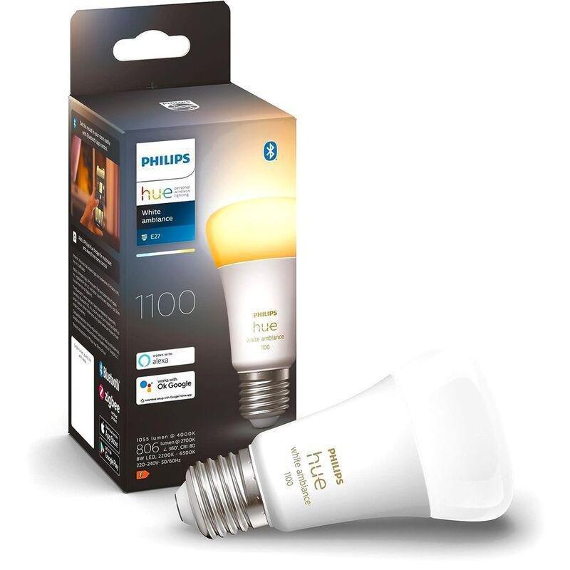 Philips Hue White Ambiance Smart Light E27 Bulb - 1100 Lumen (9W-75W), , large image number 0