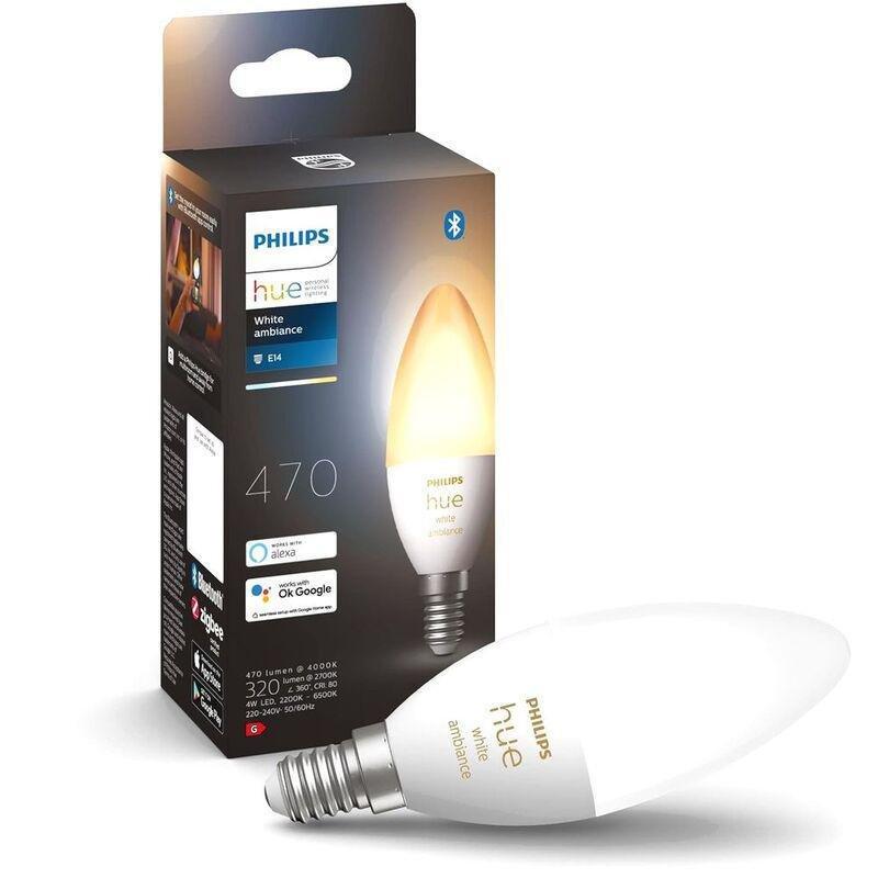 Philips Hue White Ambiance Candle B39 E14 - 470 Lumens (5.2W), , medium