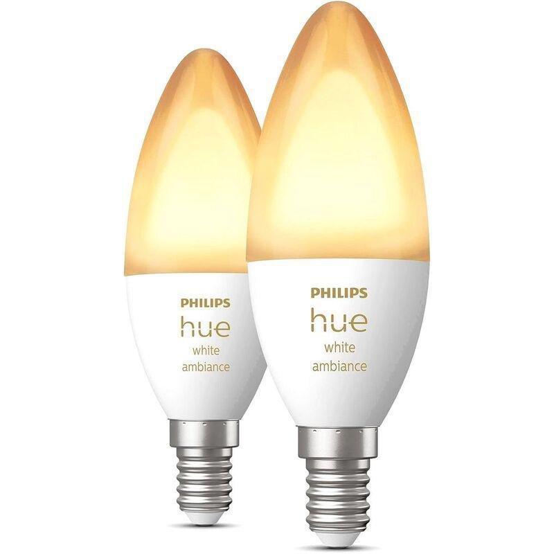 PHILIPS HUE - Philips Hue White Ambiance Candle B39 E14 - 470 Lumens (5.2W)