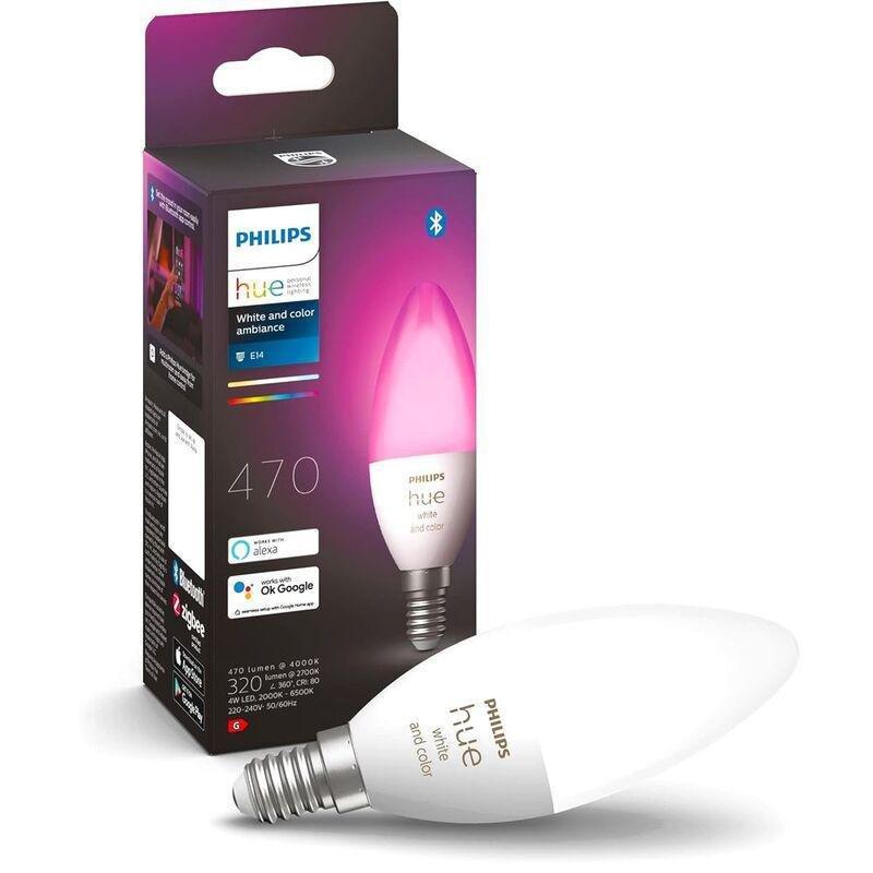 Philips Hue White And Colour Ambiance Candle B39 E14 - 470 Lumens (5.3W), , medium