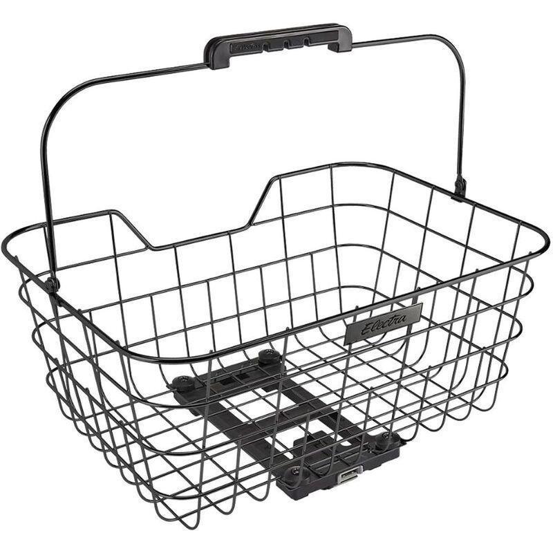 Electra Stainless Wire Mik Rear Basket Black, , large image number 0